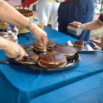 Apple-stack cakes were served during the Glorious Fourth celebration.