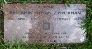 Benjamin Hyman Zimmerman was involved with organizations that promoted equality among people of different backgrounds.