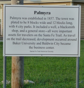 The new Historic Marker for Palmyra.